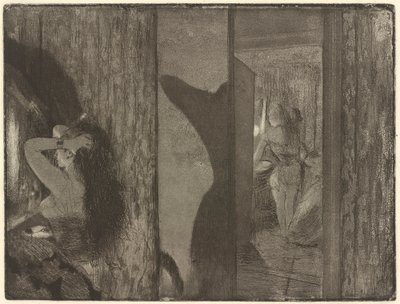 Actresses in Their Dressing Rooms by Edgar Degas